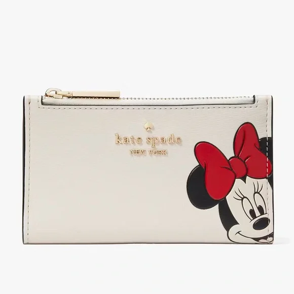 Kate Spade Disney X Kate Spade New York Minnie Small Slim Bifold Wallet
NWT - Picture 1 of 16